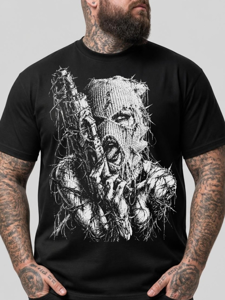Masked Gun Girl T-shirt