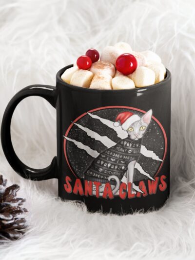 Santa Claws Mugg