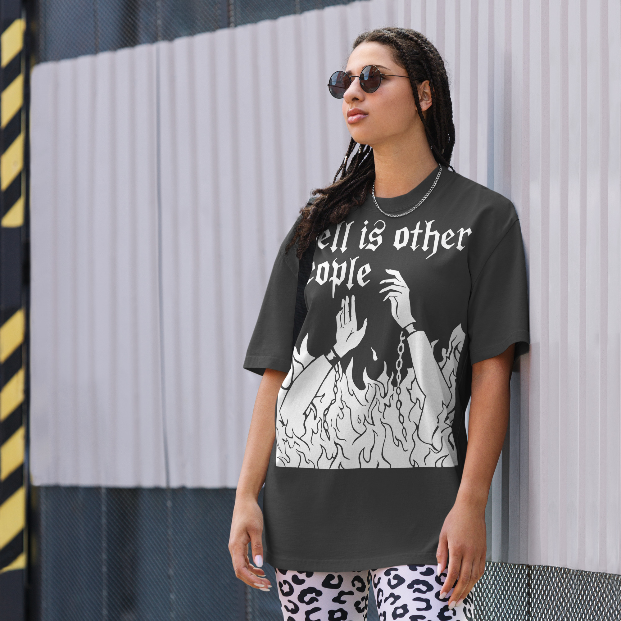 Hell Is Other People Oversize T-shirt - Bild 2