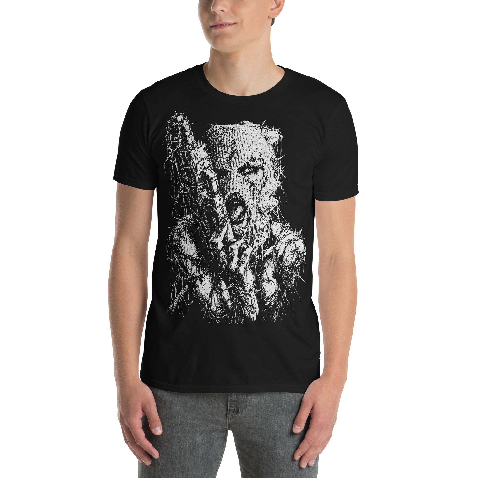 Masked Gun Girl T-shirt - Bild 3