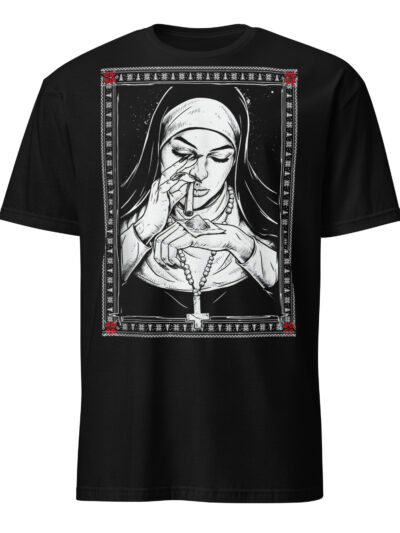 Unholy Nun Christmas T-shirt