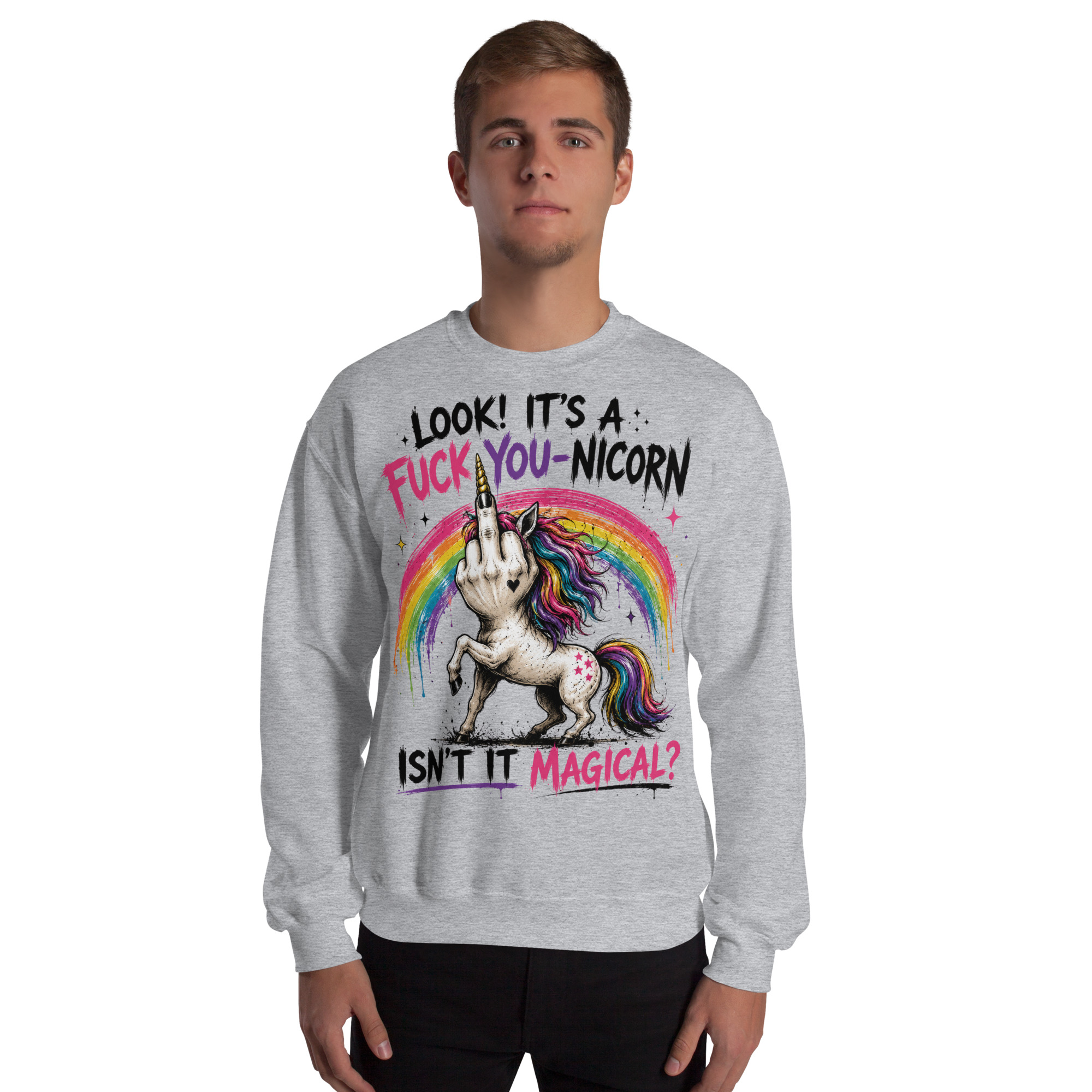 Fuck You-nicorn Sweatshirt - Bild 2