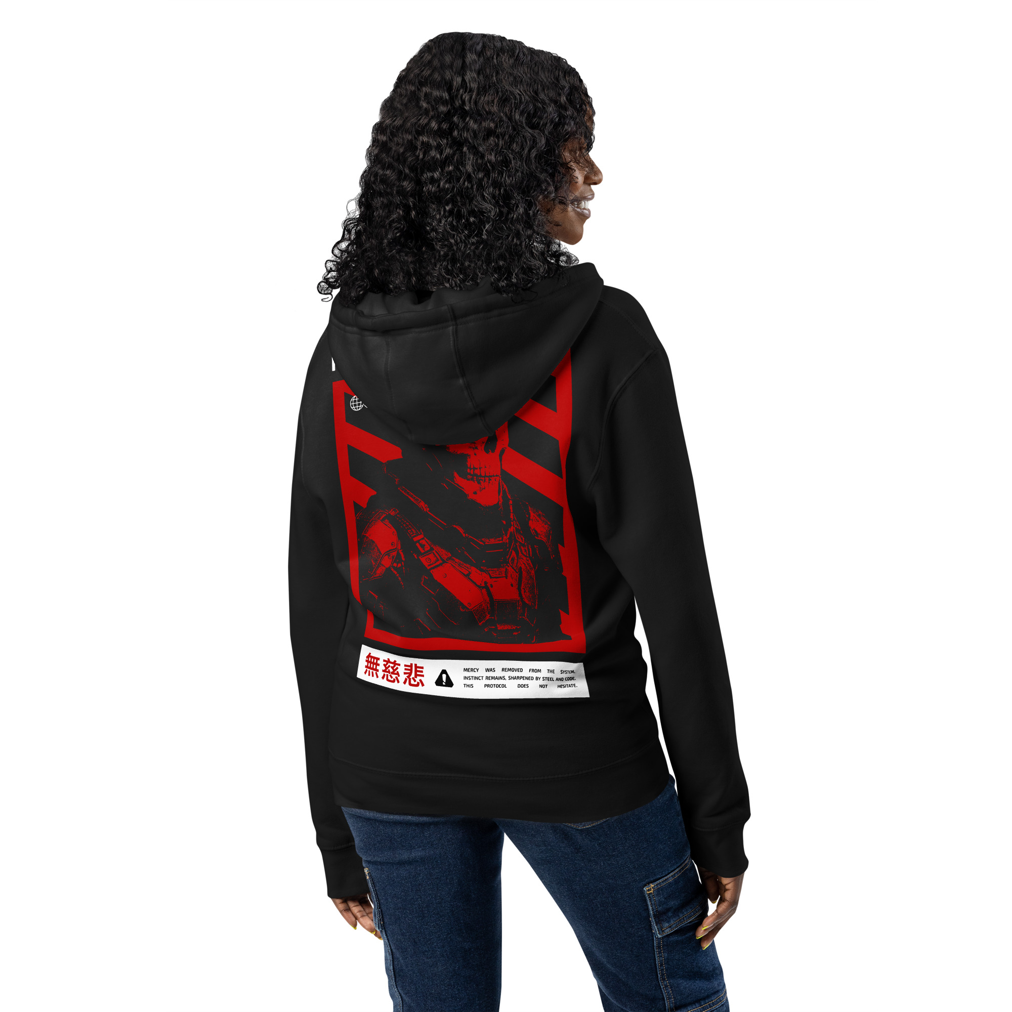 No Mercy Protocol Premium Zip Hoodie - Bild 2