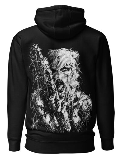 Masked Gun Girl Hoodie