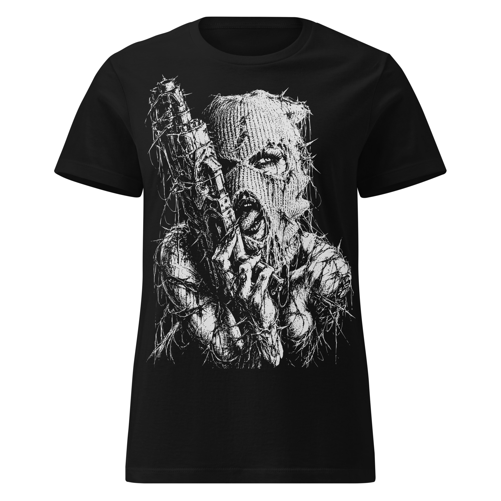 Masked Gun Girl Women's T-shirt