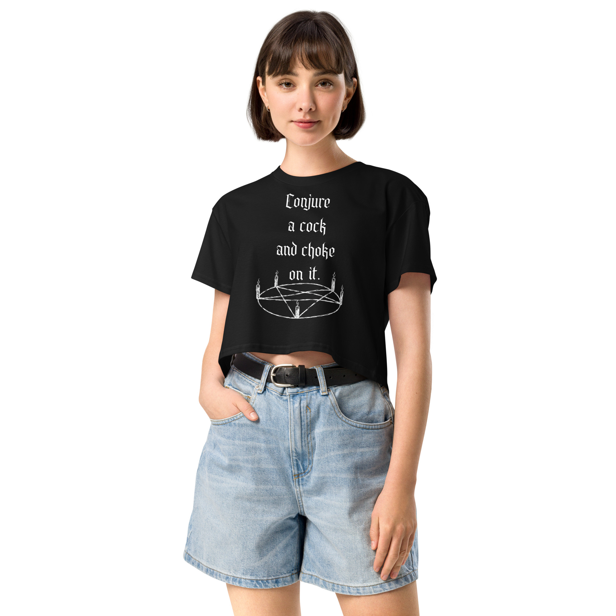 Conjure A Cock Crop Top - Bild 2