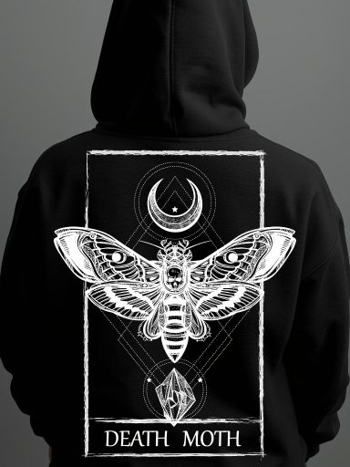 Death moth tarot hoodie