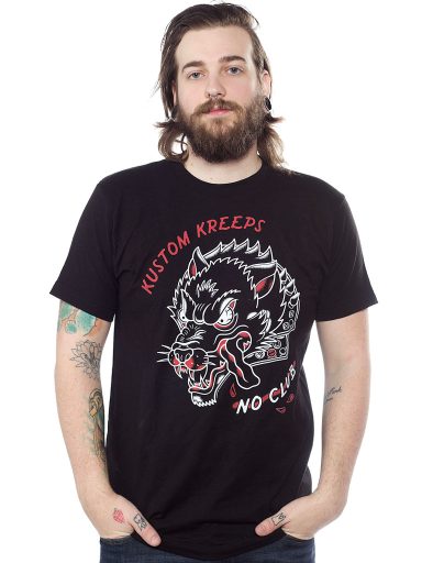 KUSTOM KREEPS - No Club Wolf T-shirt
